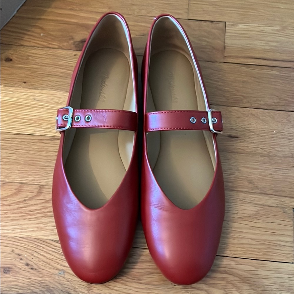 Madewell The Beverly Mary Jane Flat